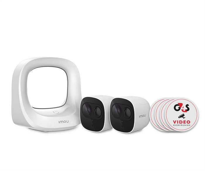 IMOU Cell Pro Kit, 2 cam - inkl. G4S skiltning (WA1001-300/2-B26E)