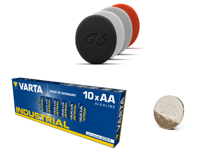 SMARTalarm Silikone Covers chip<br>4 stk. v. køb af batt. servicepakke